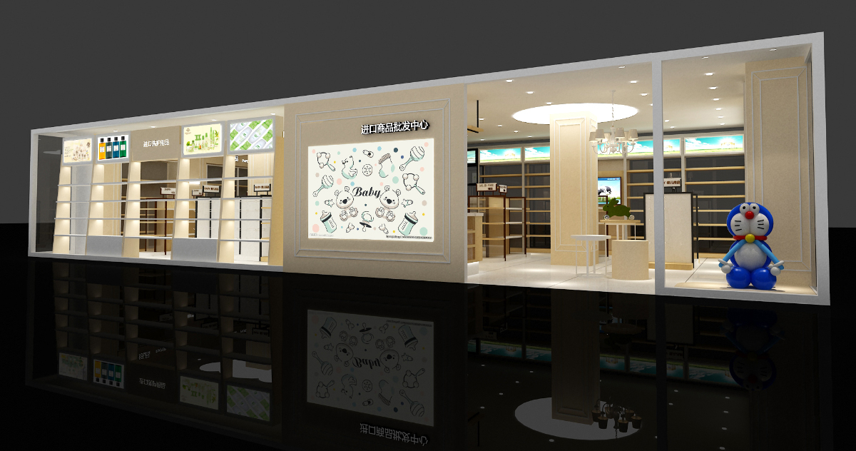 母嬰展柜